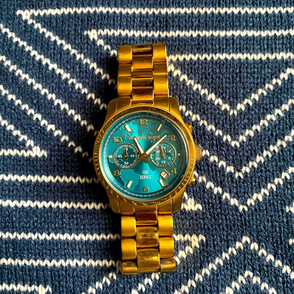 Michael Kors Gold Watch Hunger Stop